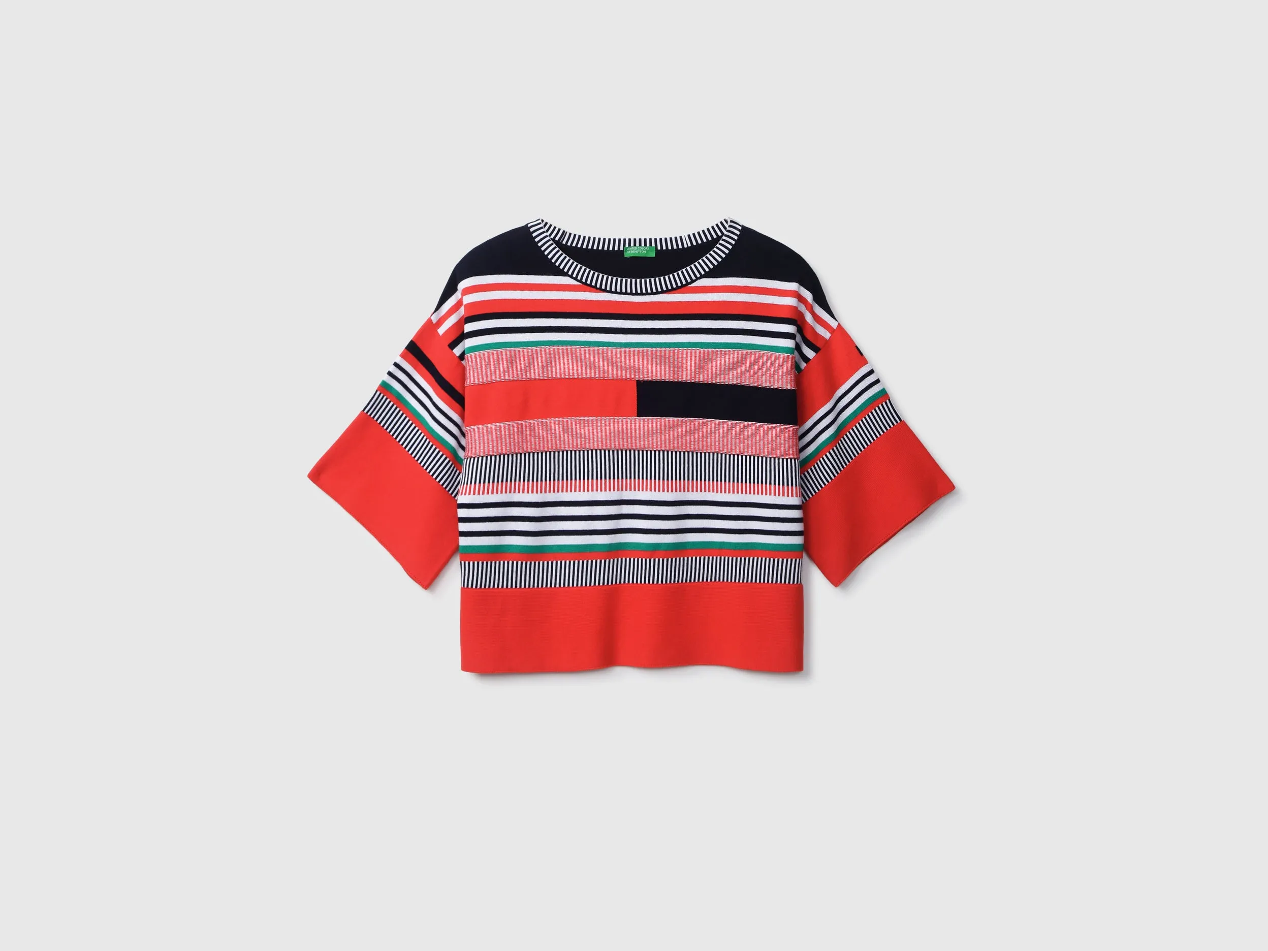 Round Neck Stripe Top