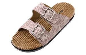 Roxoni Women's Fashion Double Buckle Indoor/Outdoor Sandal