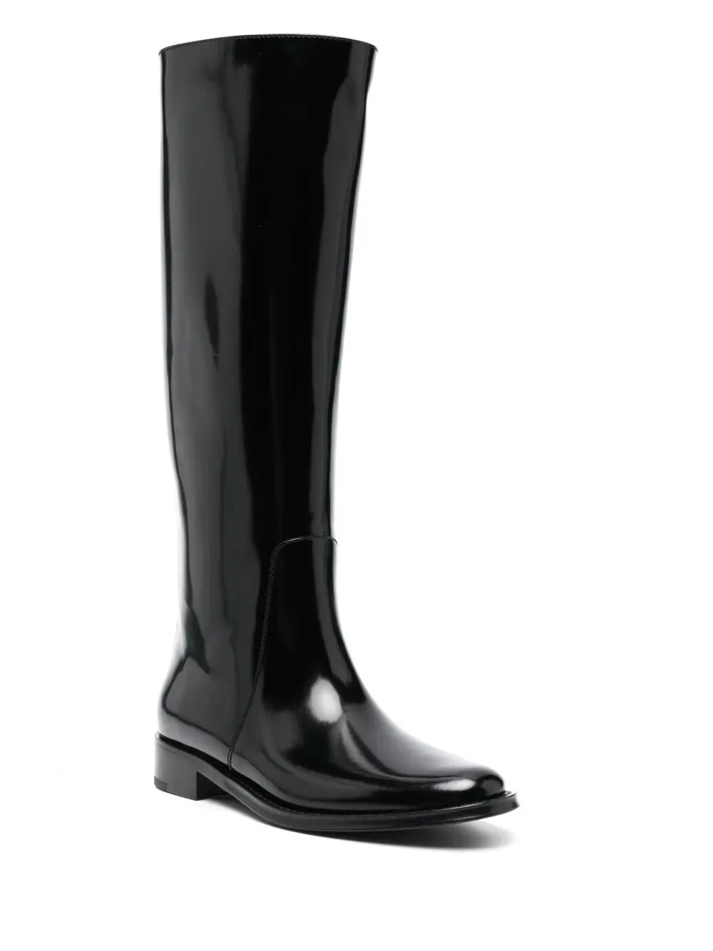 Saint Laurent Hunt 25mm leather boots