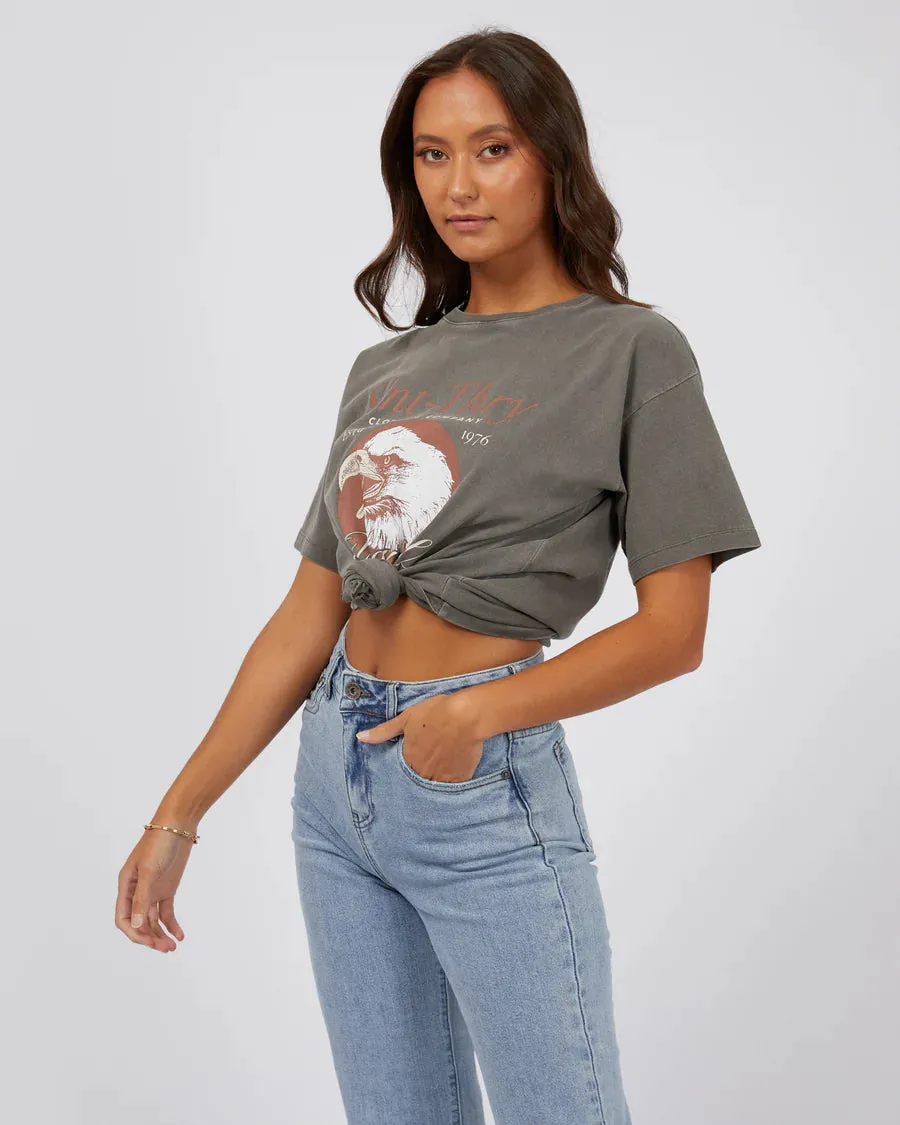 SILENT THEORY ROADHOUSE TEE COAL