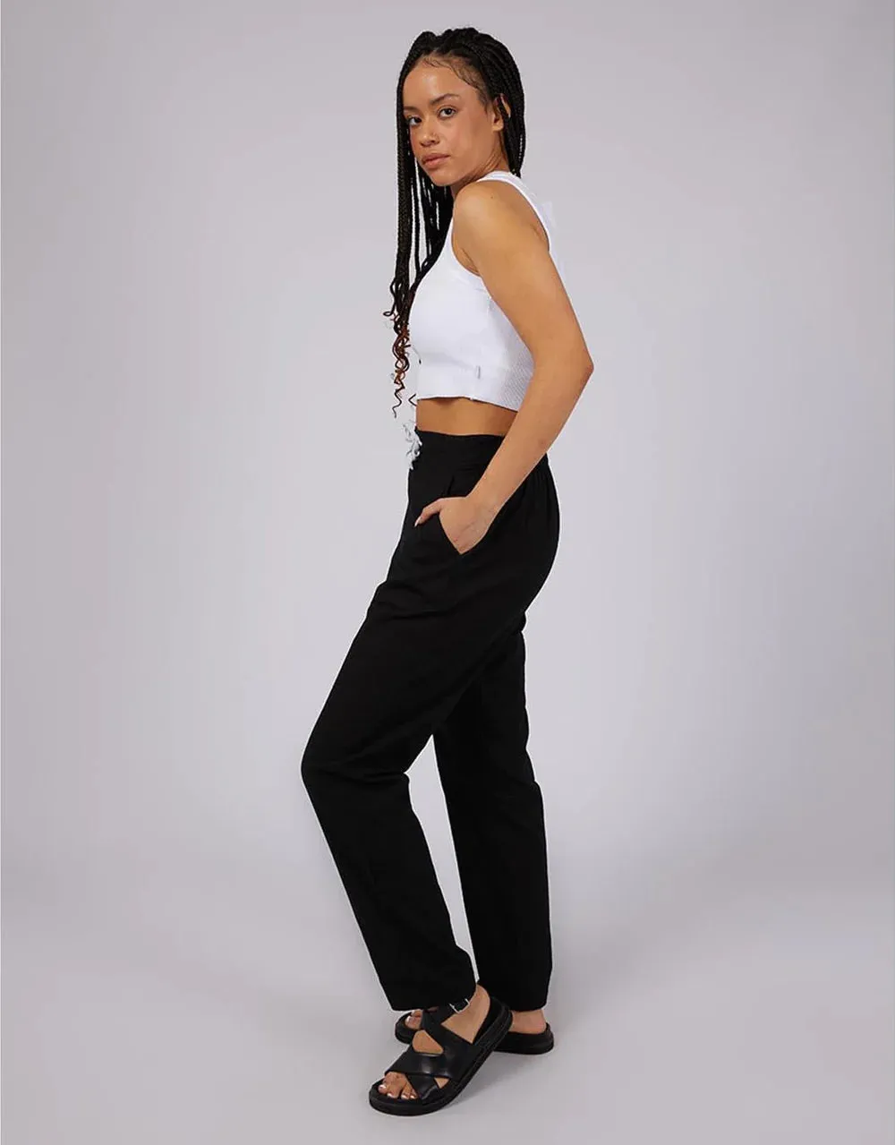SILENT THEORY TROPICAL PANT BLACK
