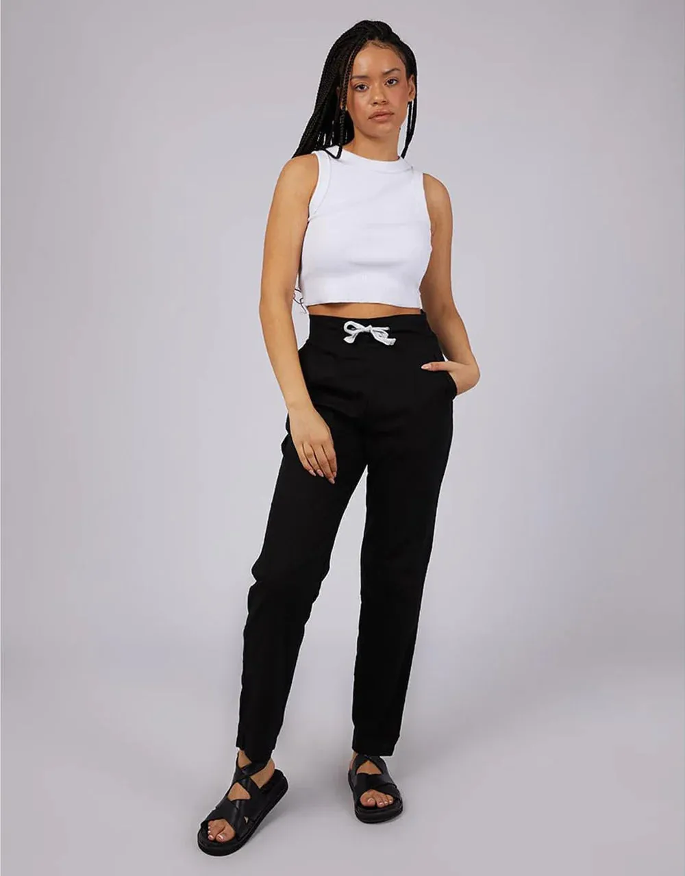 SILENT THEORY TROPICAL PANT BLACK