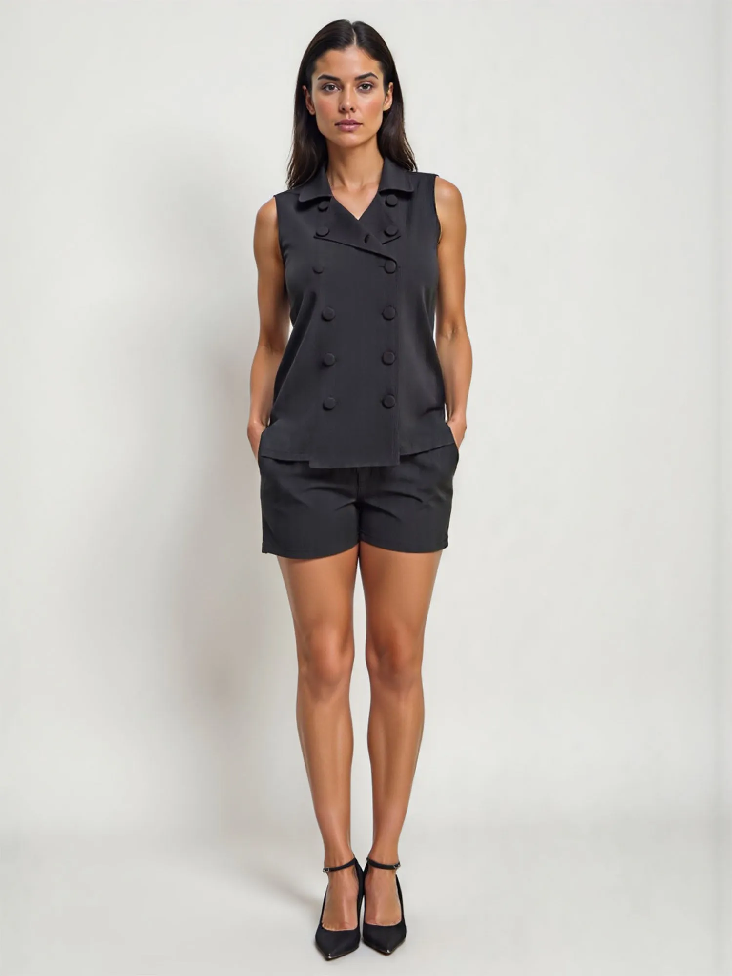 Single Pleat Shorts