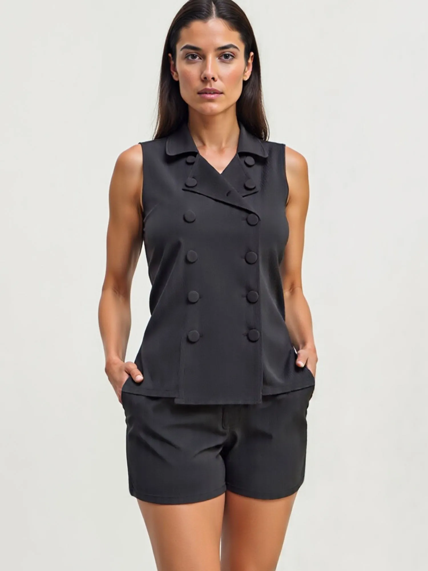 Single Pleat Shorts