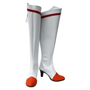 Smile Precure! Hino Akane Anime Character Cosplay White Shoes Boots Halloween Costumes Accessory