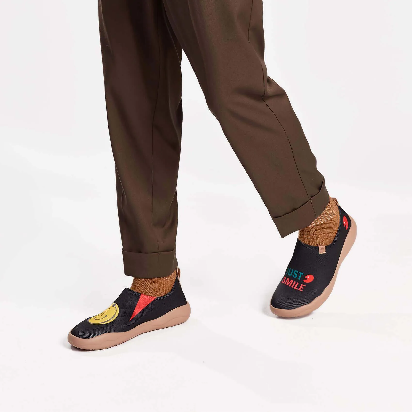 Smiley Black Knitted Men