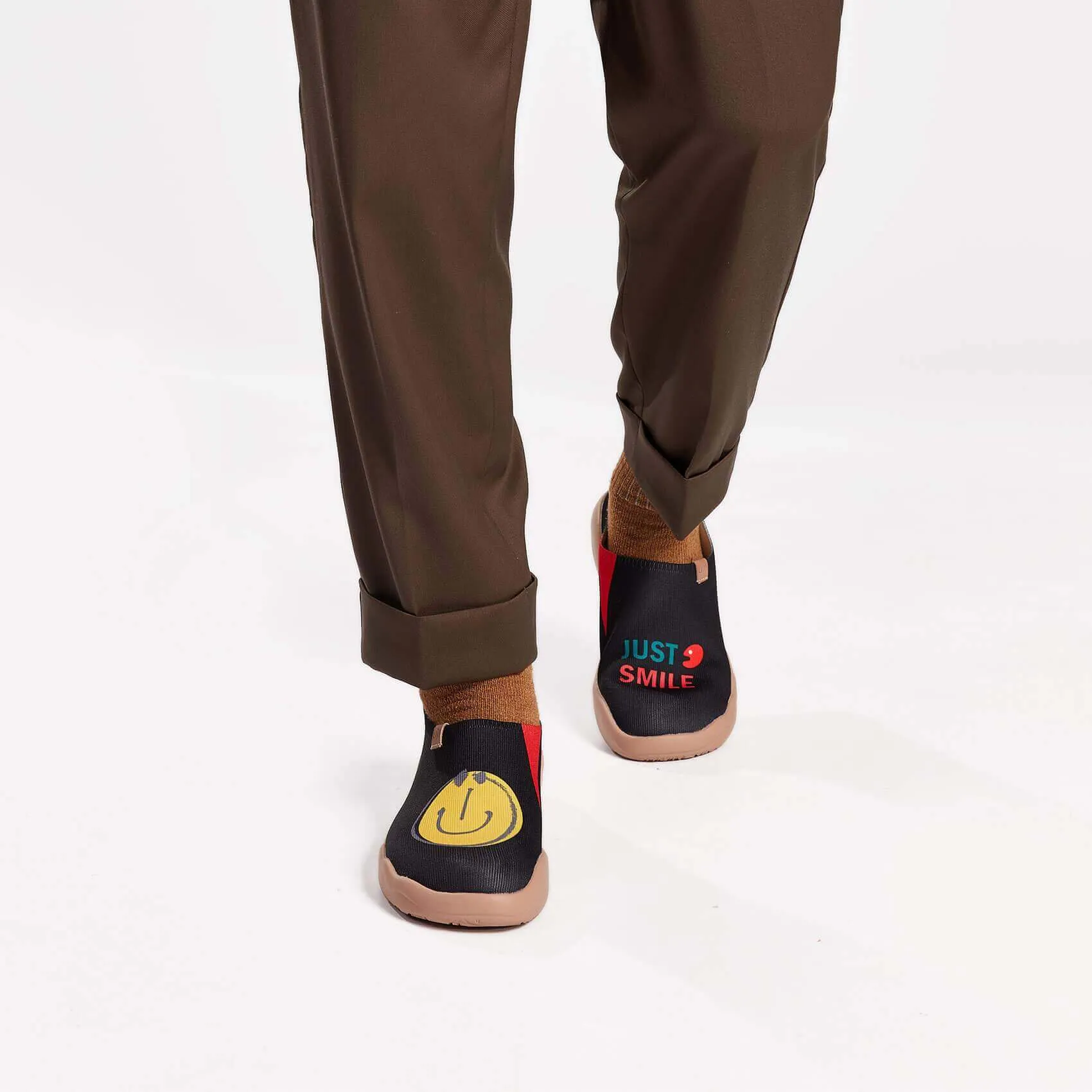 Smiley Black Knitted Men