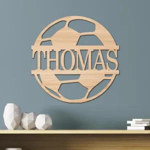 Soccer Kids Name Sign