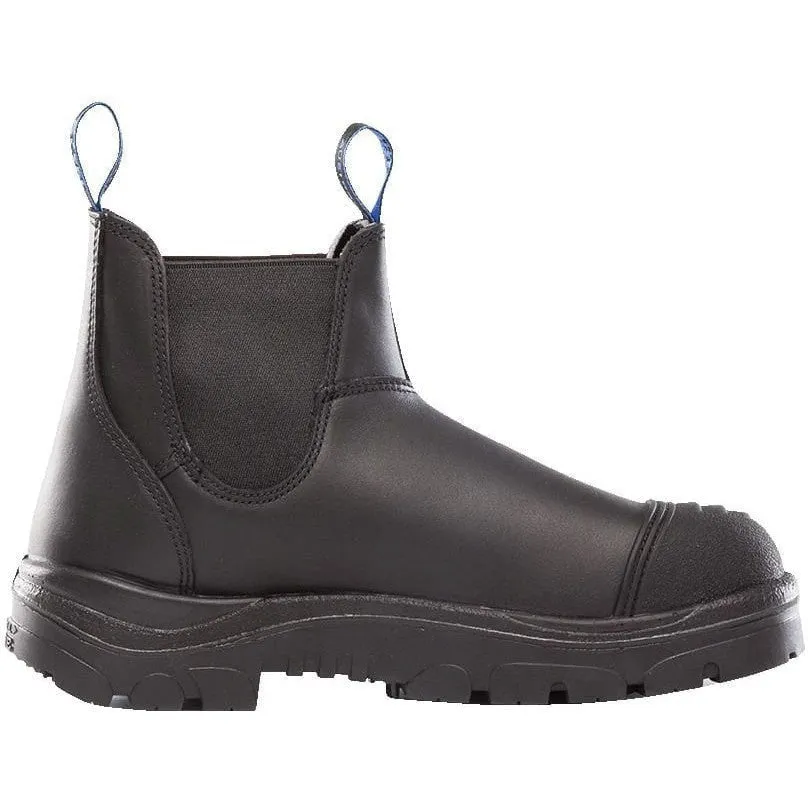 Steel Blue Men's Hobart Scuff Steel Toe Slip Resist Work Boot -Black- 812967