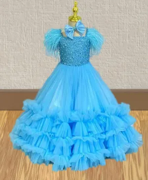 Stunning Miss Unirerse Gowns with Glitter Bodice