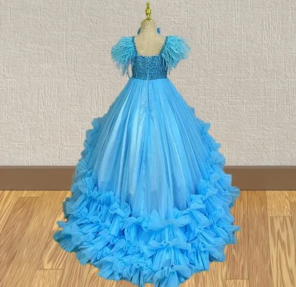 Stunning Miss Unirerse Gowns with Glitter Bodice