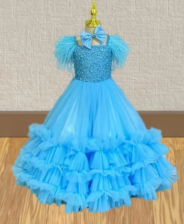 Stunning Miss Unirerse Gowns with Glitter Bodice