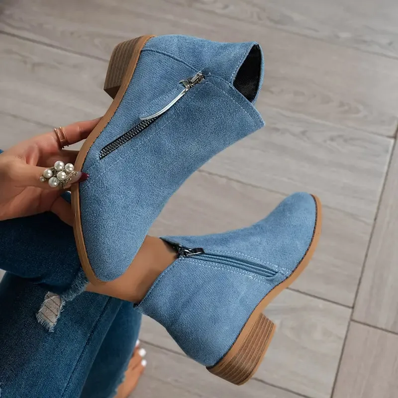 Suede Luxe™ | Women's Suede Ankle Boots | Soft Material, Stylish Design & Comfortable Fit