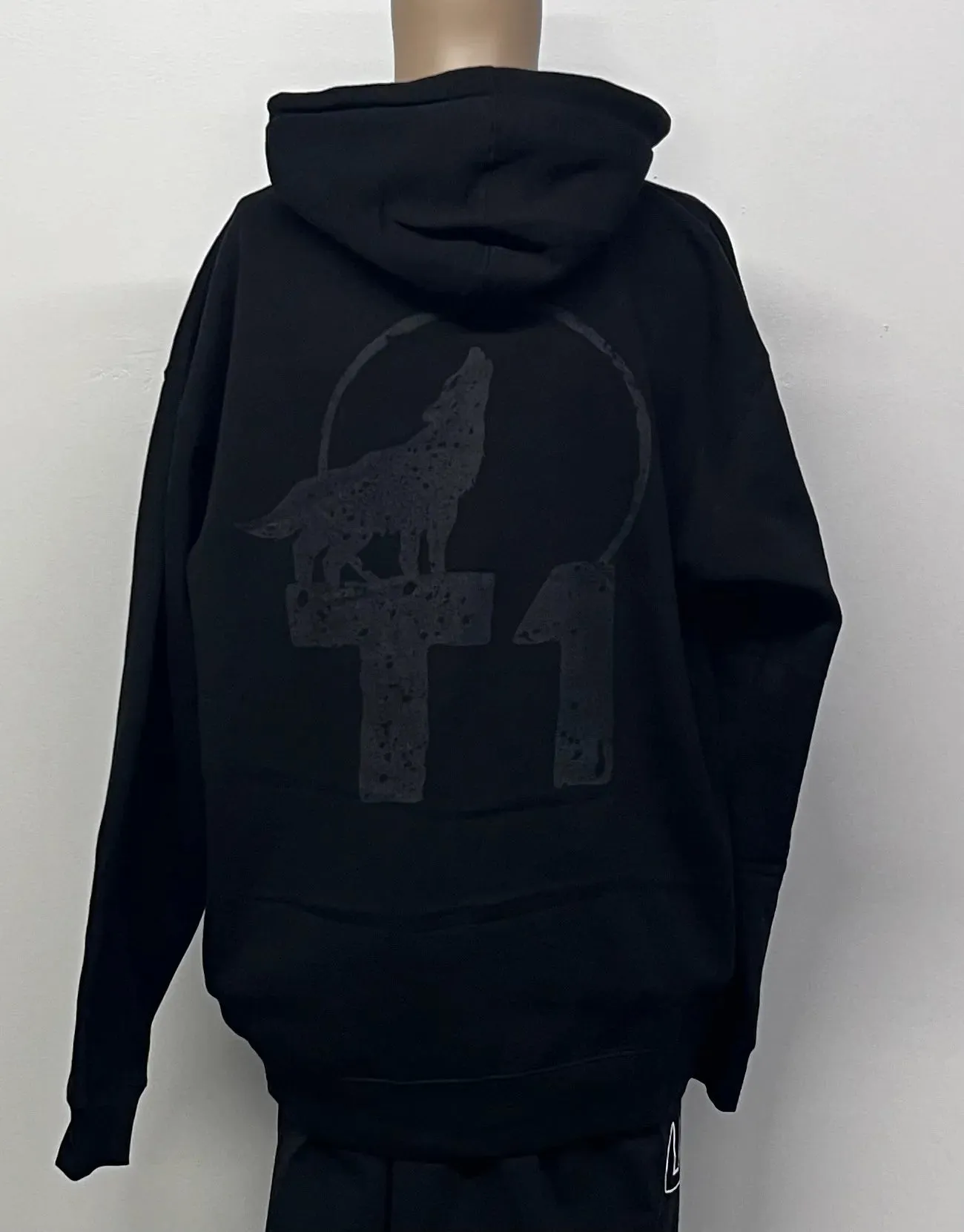 T1 Terrible One Wolf Zip Hoody Black