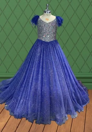 Teen and Miss Stunning Glitter Pageant Dress