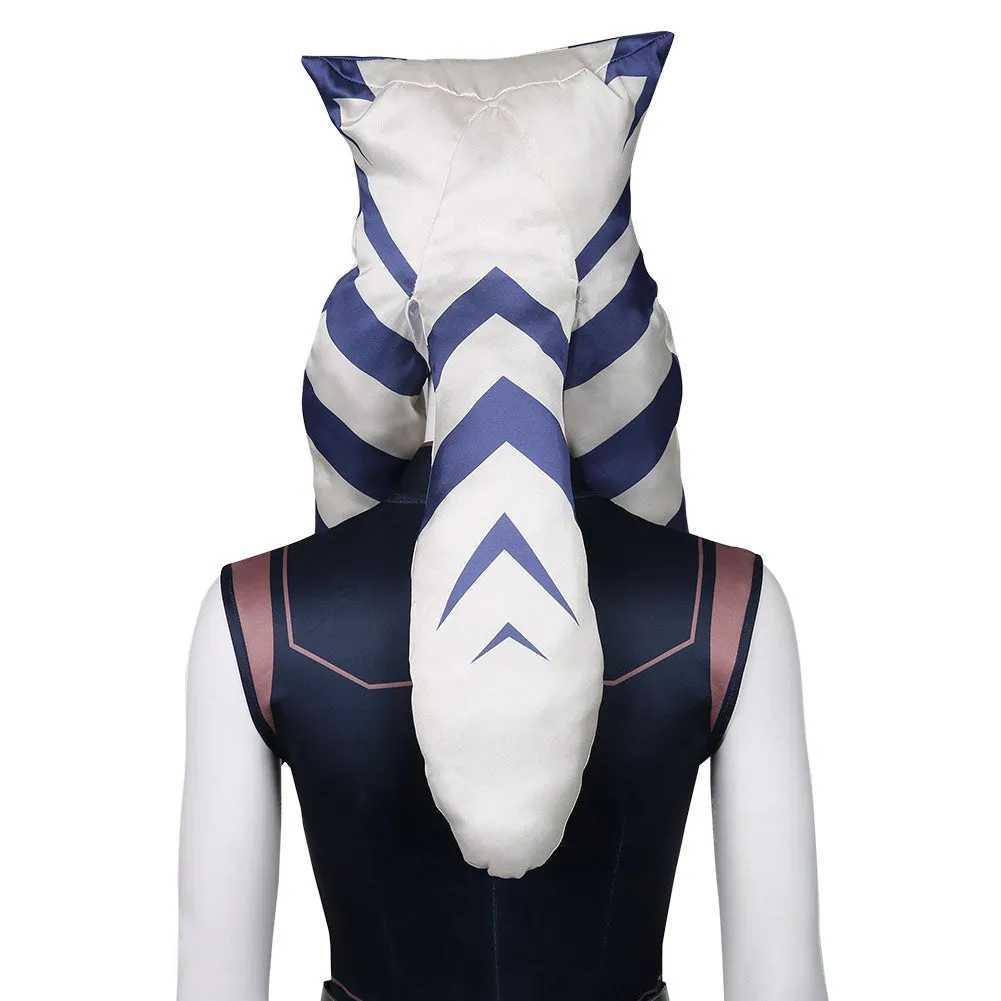 The Clone Wars Season 7 Halloween Carnival Suit Ahsoka Tano Cosplay Costume Dress Outfit