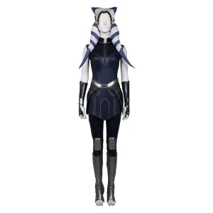 The Clone Wars Season 7 Halloween Carnival Suit Ahsoka Tano Cosplay Costume Dress Outfit