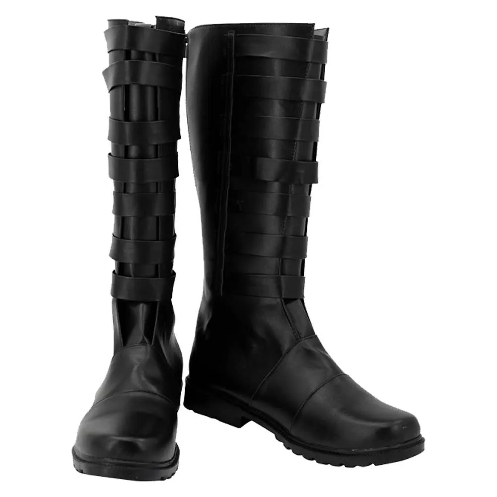 The Mando Moff Gideon TV Character Cosplay Black Boots Cosplay Costumes