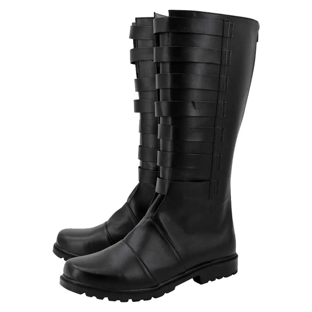 The Mando Moff Gideon TV Character Cosplay Black Boots Cosplay Costumes