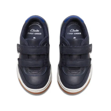 UK 4.5 Navy Urban Solo Velcro Strap Trainer