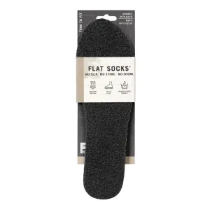 UNISEX FLAT SOCKS CURLY PILE | BLACK