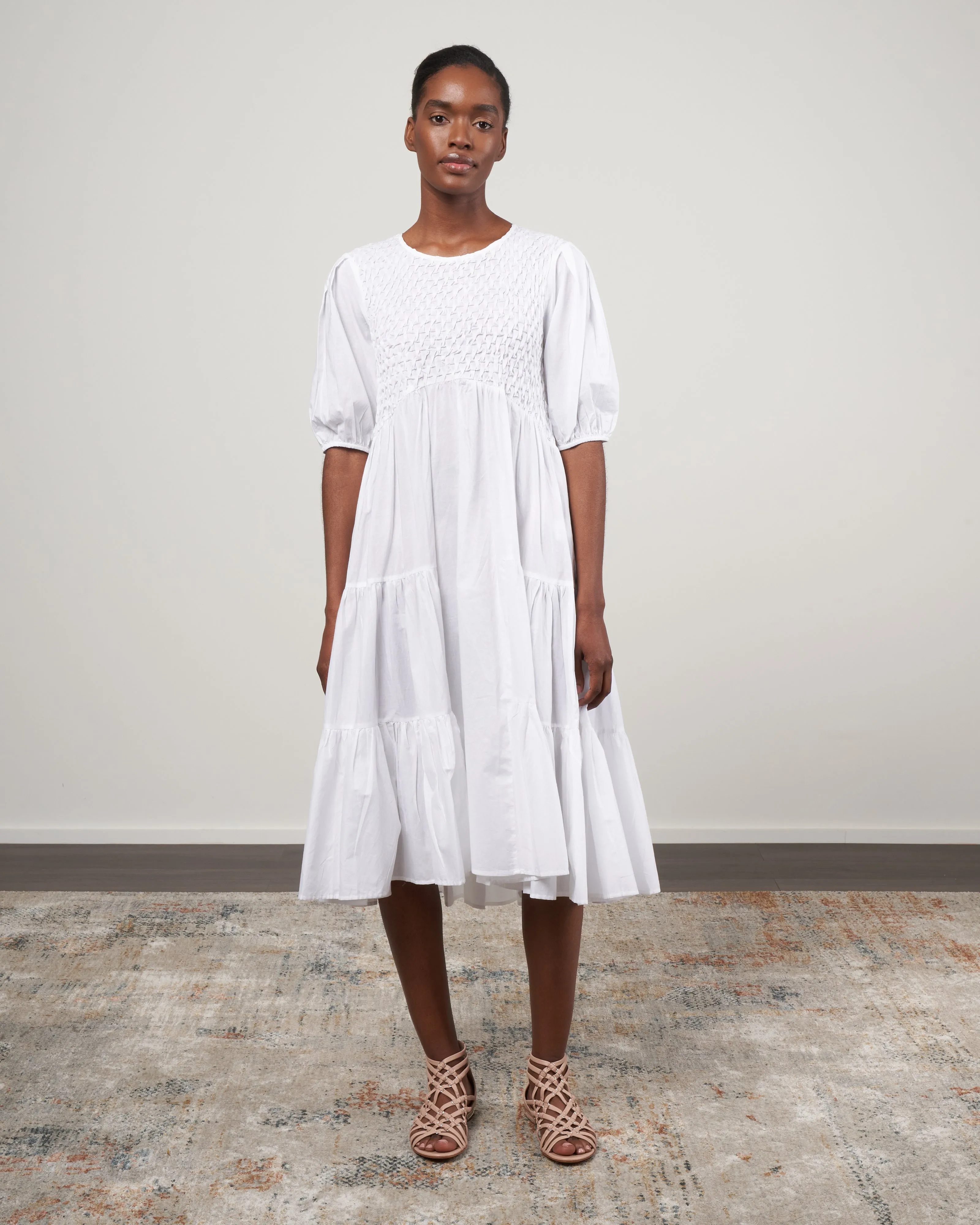 vallarta dress - white