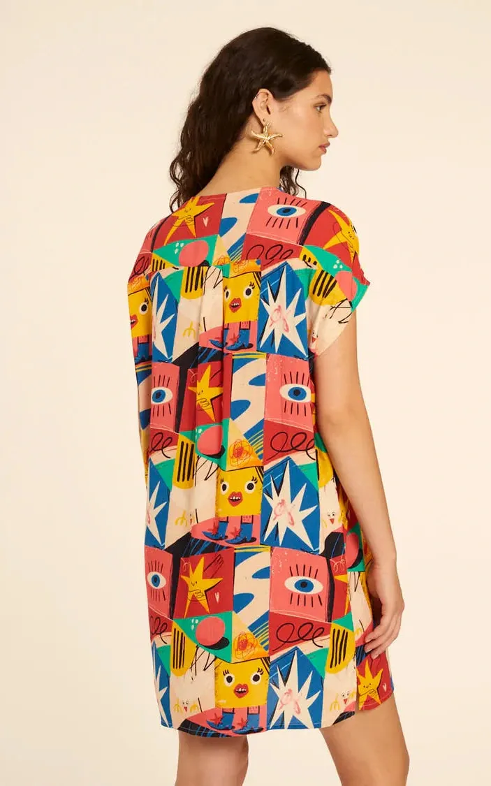 Vestido Corto Comic