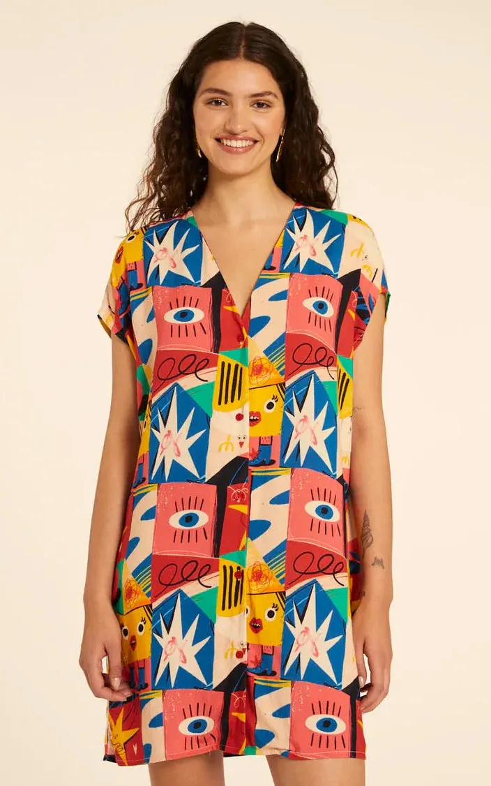Vestido Corto Comic