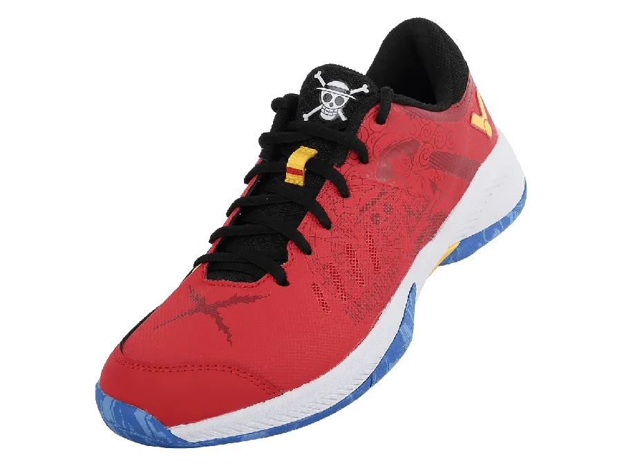Victor X One Piece Luffy (Unisex) Badminton Court Shoe [Red] Limited Edition A-OPL D