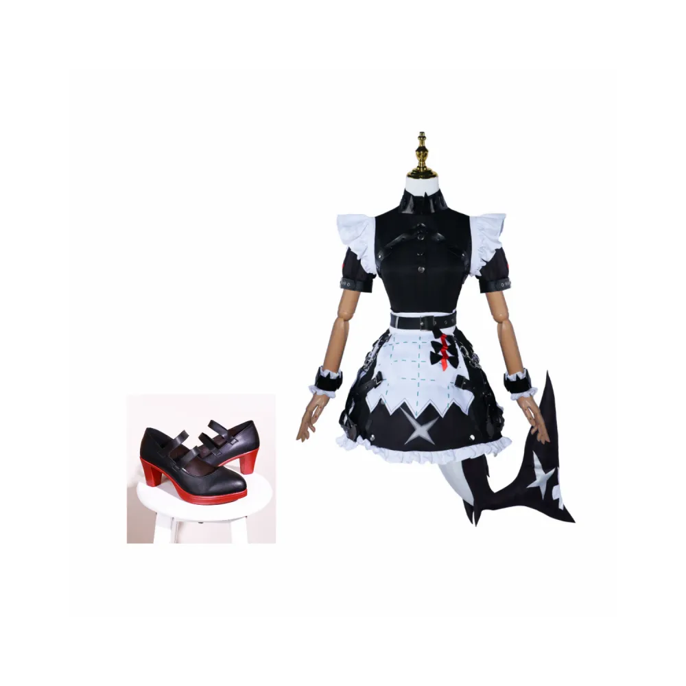 Zenless Zone Zero  Victoria Housekeeping Ellen Joe Shark Maid Game Character Cosplay Costume Outfits