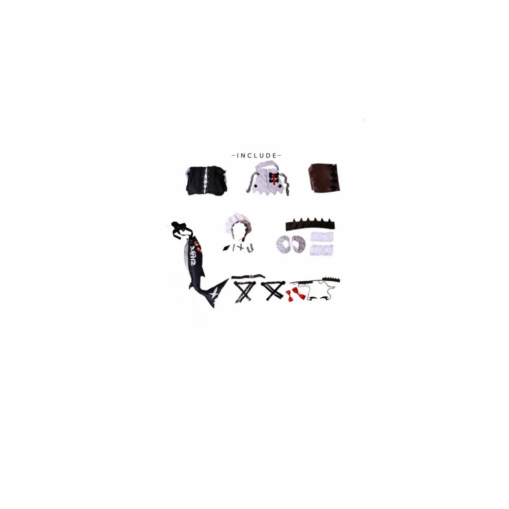 Zenless Zone Zero  Victoria Housekeeping Ellen Joe Shark Maid Game Character Cosplay Costume Outfits